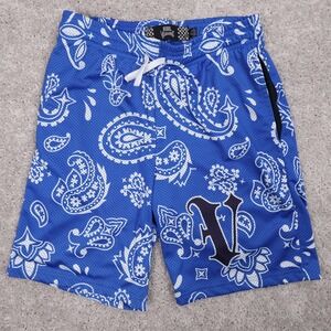 Rebel Vengeance Mesh‎ Shorts Bandana Print Athletic Activewear Boys XL 18-20
